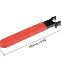 Pro Grade Collet Chuck Wrench Spanner For ER11M Clamping Nut On Milling Machines And Lathes With Red Non Slip Handle Carbon Steel Construction For Toughness Wear Resistance And Easy Grip