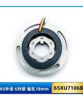 Heavy Duty Variable Reluctance Resolver Rotary Transducer Sensor 65XU7106B hollow shaft angle position detector with wiring.