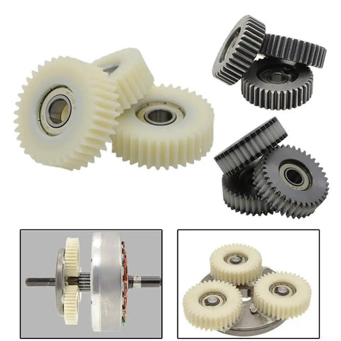 36T Planetary Gear Set Upgrade Beefed Up For Hub Motors With 608Z Bearings Nylon And Stainless Steel Teeth For E Bike Motor Repair