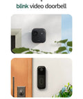 Top Tier Wireless Home Security Bundle With Crisp 2K Plus Outdoor Camera And Reliable Video Doorbell on a wall.