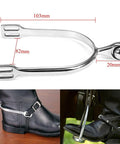 Stainless Steel Horse Spurs With Roller Ball For Training Durable Spurs For Men And Women Riders Smooth Rolling Ball Guides Your Horse Gently Comfortable Fit Long Lasting Equestrian Gear