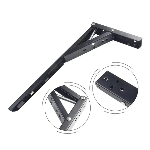 Wall Mounted Triangle Folding Workbench Bracket Heavy Duty Steel Built To Last Adjustable 4 8 10 12 Inch Size Options Easy Install