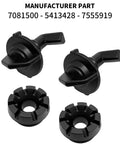 2 Piece Hood Latch Toggle And Grommet Washer Kit For Polaris RZR 570 800 900 XP 4 900 S 800 4 800 Models hardware