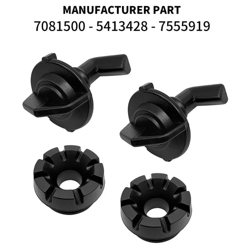 2 Piece Hood Latch Toggle And Grommet Washer Kit For Polaris RZR 570 800 900 XP 4 900 S 800 4 800 Models hardware