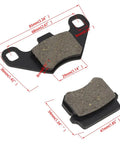 Rear Disc Brake Pads For 50cc 70cc 90cc 110cc 125cc Atv Quad Go Kart Dune Buggy Universal Fit For Tao Tao Coolster SSR Roketa Kaz