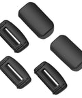 Five Pack Silicone Seat Belt Buckle Covers For Cars SUVs Trucks Anti Scratch Protection Reduces Noise And Protects Interior Surfaces Universal Fit Black