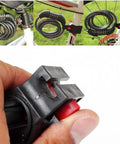 Close-up of Two Pack Bike Lock Mounting Bracket Holder Frame Mount Replacement Storage Clamp Universal U Lock Clip for bike seatpost.