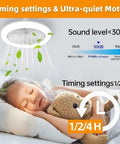 Child sleeping peacefully under No Fuss Silent Ceiling Fan Light Socket Kit With Remote Control Screw In E27 LED Bulb Socket