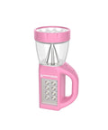Pink Three In One LED Lantern For Camping And Emergencies Ultra Compact And Lightweight Light That Converts To A Flashlight And Side Panel Light