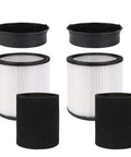 Replacement HEPA Cartridge Filters With Lid For 5 Gallon And Up Wet Dry Vacuums Fits 90304 90350 90333 pack of 2 with foam sleeves