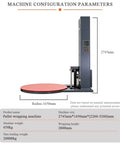 Automatic Pallet Wrapping Machine For Industrial Shipping And Material Handling High Speed Pallet Wrapping System side view