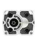 Beefy Hydraulic Gear Pump Repair Kit For Tractors And Farm Machinery, Easy Install, Durable Components, Compatible With HW-25M-3, top view of metal pump part