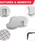 Durable Transmission Oil Pan With Drain Plug And Automatic Transmission Filter Kit Ready To Install For Nissan Armada