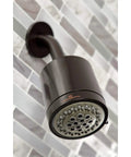 NuvoFusion Double-Handle Tub And Shower Faucet In Polished Brass With Durable Brass Construction, Wall Mount Installation