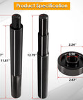 Gimbal bearing alignment kit, 3-pack: two long black steel shafts and a bearing tool (Amazon)