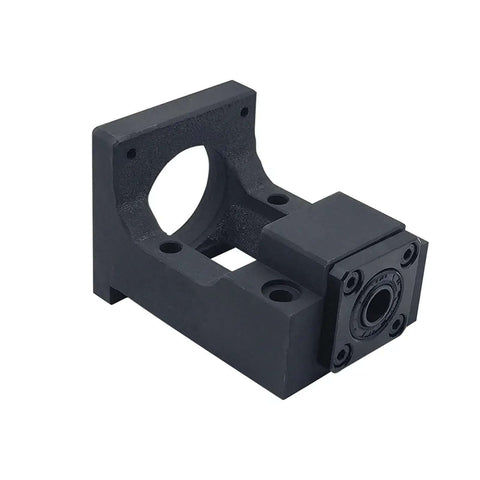 Super Cool SFU1204 Ballscrew Kit With 300mm Rod Dia 12mm Pitch 4mm C7 Grade Plus Single Ball Nut And BF10 HM10 DSG12H Coupler For CNC Build, black support block