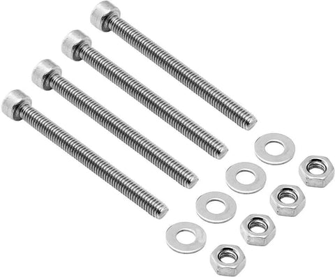 Built Like A Tank 12V Air Suspension Manifold With Dual Solenoid Valves And Quarter Inch NPT Fittings For Custom Ride Height Control On Trucks And Svus Up To Two Thirty PSI Plug And Go, stainless steel bolts with nuts and washers.