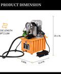 Beefy 750W Electric Hydraulic Pump Power Pack Unit 110V Two Speed 10000 PSI 8.4 Quart for Punching and Bending single jacks