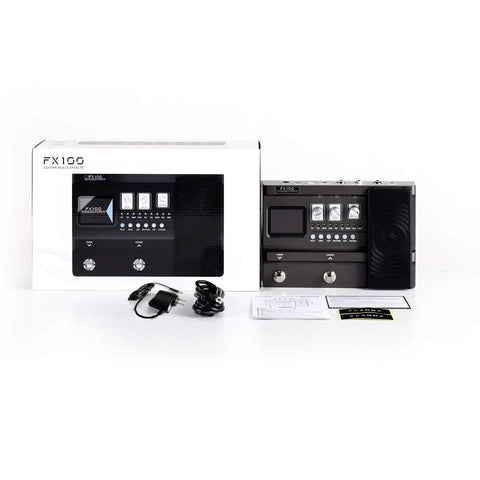 Guitar Multi-Effects Pedal With 55 Amp Models And 151 Effects, IR Loader, 26 Cab Sims, and packaging display