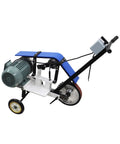Heavy Duty Hand Push Belt Sander 75 To 82 Inch Flatbed Grinding Polishing Machine 220V with 4KW motor for tough fab work.