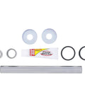 Swing Arm Kit For Yamaha YFZ350 Banshee 1987 2009 Replacement Upgrade, Durable Aluminum Pivot System With All Mounting Hardware, Easy Install, Beefed Up Ride Quality, Solid Handling, And Steady Stability On Rough Trails. silver aluminum swing arm pivot kit with bushings, seals, and hardware
