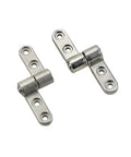 Durable Small Torque Shaft Hinge For 360 Degree Flip Stop Positioning Damper With Arbitrary Large Angle Adjustment For Cabinets And Drawers 1 Piece Deal, metallic finish.