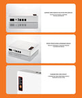 Mini Ups Battery Backup With 16000mah Capacity And 18w Ports To Keep WiFi Alive Through Blackouts US Plug, sleek design with multiple ports.