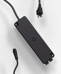 Outdoor Landscape Low Voltage Plug In Power Supply Kit With Dual Output Easy Plug In Setup No Transformer Required Weatherproof Cabling
