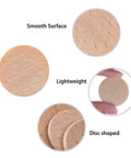 Premium Unfinished Wood Cutout Circles 1.5 Inches display smooth surface and lightweight design for DIY projects.