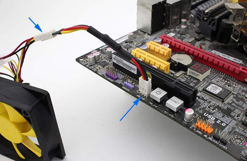 Ten Pack 3 Pin PC Fan Speed Reducer Extension Cable Adapter For Low Noise Cooling Reduces Fan Speed To About 60 Percent Works With Most 3 Pin Computer Fans And CPU Cooler Connectors