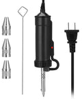 Automatic Desoldering Pump Vacuum Solder Sucker Portable Electric Desoldering Tool 110V 30W with three tips and a power plug