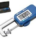 Digital Thickness Gauge 0-25mm, Electronic Vernier Caliper, 0.01mm Precision for Gemstones and DIY measuring a gemstone.