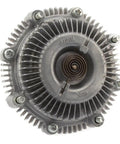 Straight Up Heavy Duty Engine Cooling Fan Clutch Fcv 001 compatible with Volvo, silver metal design with thermal fins.