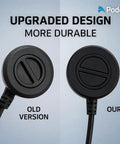 Durable 2 Button 5 Pin Power Recliner Hand Control Replacement With 90 Degree Plug For Tight Spaces Ergonomic Lift Chair Remote Space Saving Angled Connector Universal Compatibility ABS Plastic Built To Last old and new round button design