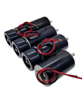 Heavy Duty Cnc Engraving Spindle Motor 300W 48V Dc Brush Air Cool 12000 Rpm with red wires for precision milling.