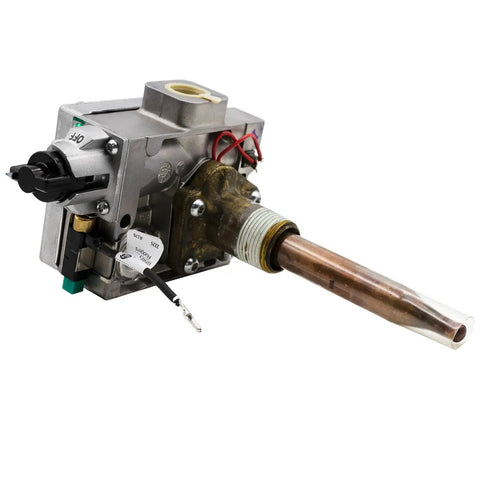 Model Specific Natural Gas Water Heater Gas Control Thermostat Replacement SP21195C SP20303D with AP16313 pilot adapter
