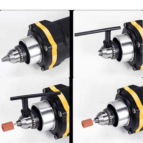 Workhorse 500W Rotary Tool Kit With Six Step Speed Control Up To 31000 RPM Electric Mini Die Grinder attachment chuck
