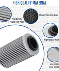 Close-up of Dual Filtration Engine Oil Filter Kit With Extended Transmission Filter for 2013 Spyder showing material details