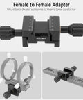 Vixen To Synta Dovetail Adapter For Telescope Gear Female To Female Dovetail Saddle Mount Base Attach Synta Dovetails On Vixen V Series Simple Drop In Loading For OTA Guides And Finders