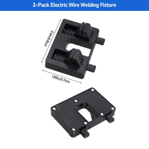 Electric Wire Welding Fixture With Stabilizing Holder And Adjustable Helping Hands Tool shown in black