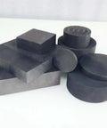High Purity 99.9 Percent Graphite Ingot Block For EDM Milling Surface 50mm By 50mm By 20mm With Tight 0 To 0.05mm Tolerance