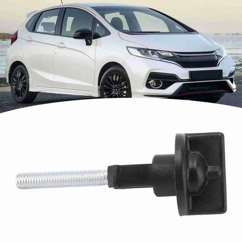 Spare Tire Hold Down Bolt Universal Mounting Bolt Retainer Clamp For Car And Truck Wheel Replacement Parts Metal Spare Tire Tie Down Heavy Duty Hardware Universal Fit For Most Cars And Trucks shown with a vehicle background.