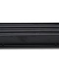 4 X 10 Cast Aluminum Contemporary Vent Cover In Black For Floor And Wall Registers With Adjustable Dampers And Durable Finish
