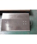 Top Shelf 48 Inch Aluminum Dock Plate 4000 Lb Heavy Duty Loading Ramp With Handles, Non Slip Walkway Surface