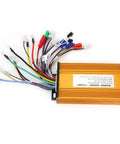 Heavy Duty Brushless Speed Controller For Electric Scooters Rides Like Butter With Smooth Throttle Response And Three Mode Options showing wiring for installation.