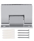 Soft Close Glass Shower Door Hinge Clip For 8-10mm Toughened Glass 90 Degree Frameless Stainless Steel Wall Bracket 1Pc Bathroom Fitting
