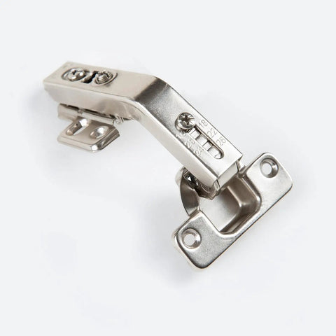 135 Degree Bi Fold Blind Corner Cabinet Hinges Full Overlay Face Frame Concealed Soft Close Hardware Two Pack, stainless steel hinge.