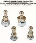 20-2 Throttle Ball Assortment For Carburetor Linkage Kit With Cadmium Plated Steel Construction Ideal For Connecting Rods To Throttle Bodies In Automotive Projects, four ball ends