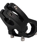 Black T Shaped Electric Scooter Handlebar With Folding Stem 59cm Metal Bar Fits 22 Point 2mm Fork And 23 Point 5mm Or 25mm Clamp Options Replacement Part For Upgraded Ride Durable Alloy - Closeup of clamp
