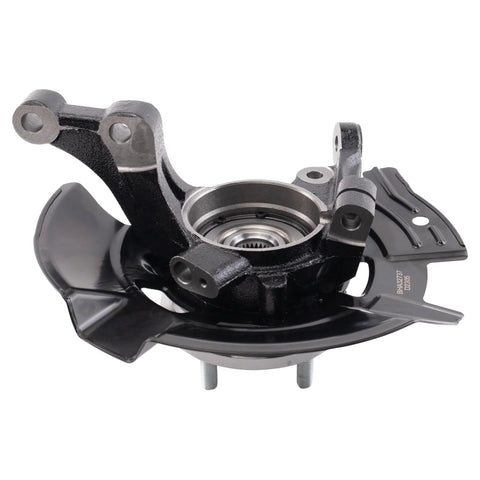 Front Steering Knuckle And Wheel Bearing Hub Assembly Kit Right Passenger Side For 2011 2012 2013 Hyundai Sonata 2.4L L4 Without Sport Suspension Replacement Ready To Install With Reference Numbers 698 464 517163R010 5172038110 5175039603